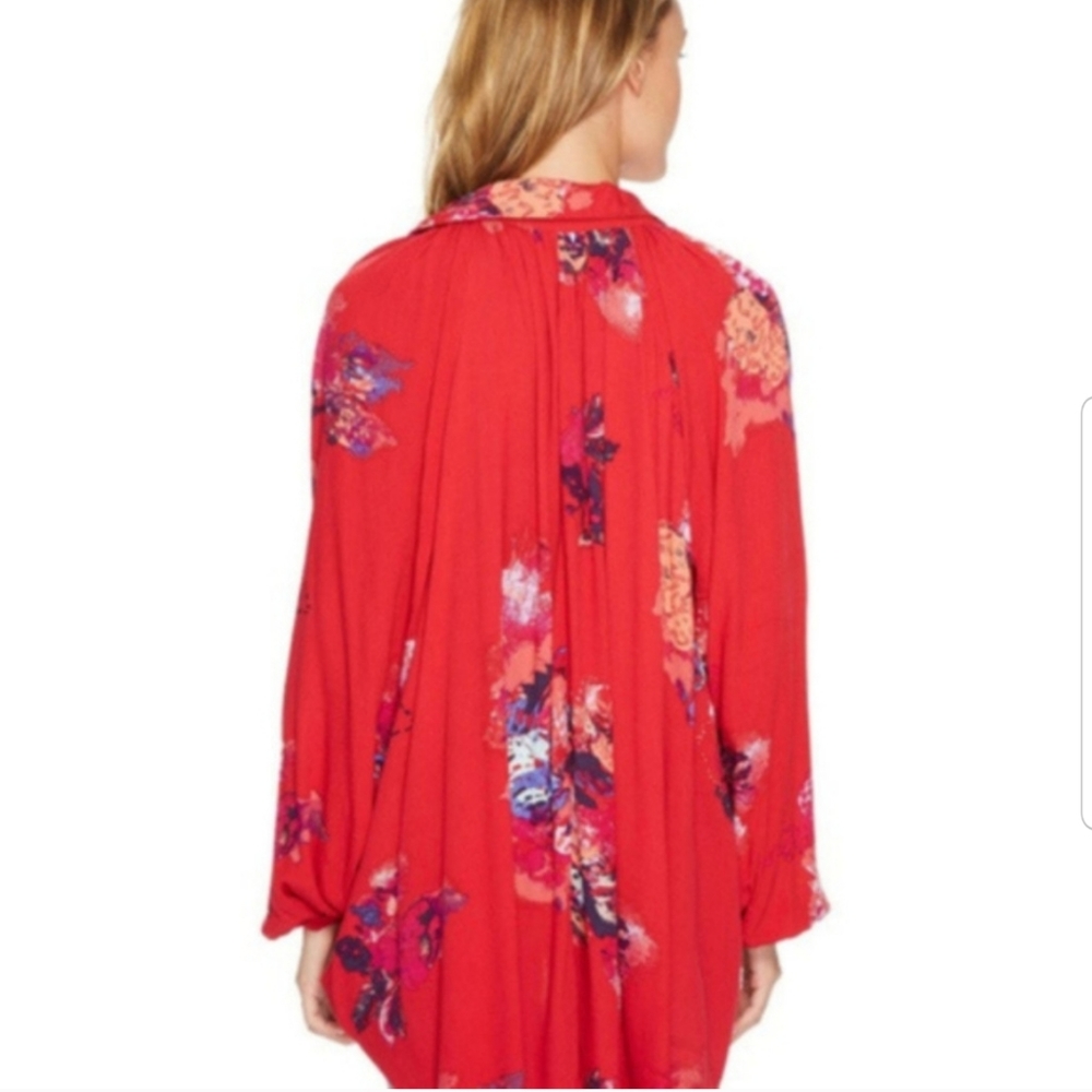 Free People Floral Blouse - Picture 7 of 7